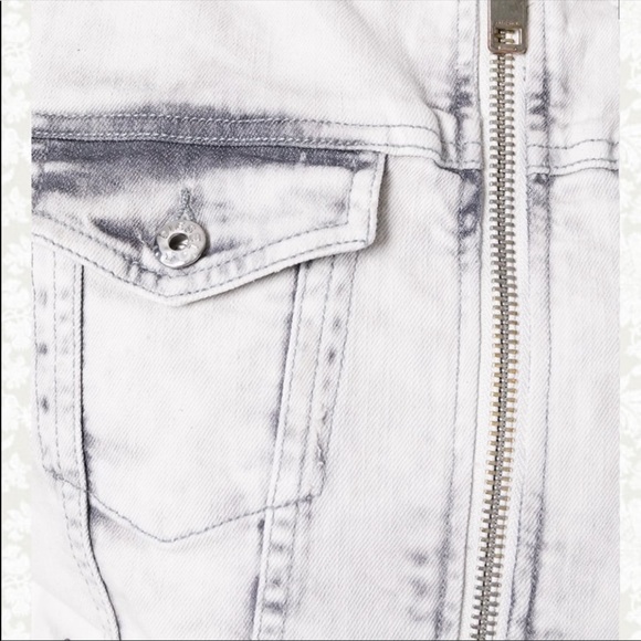 Diesel Denim Furry Sleeveless Reversible Jacket - Picture 4 of 8